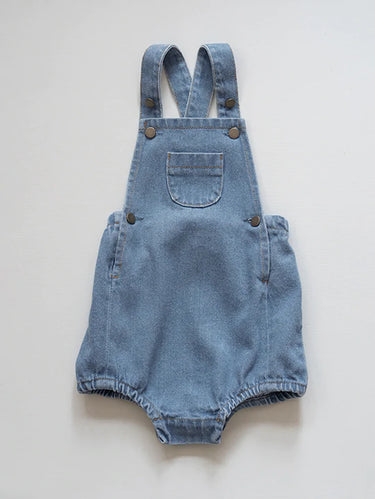 The Simple Folk Stone Romper, Denim